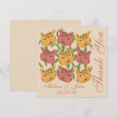 チータブライダルシャワージャングルプラント 招待状 (正面/裏面)