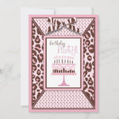 チータプリントとお誕生日ケーキ (正面)