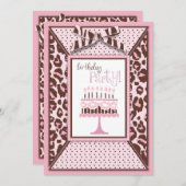 チータプリントとお誕生日ケーキ (正面/裏面)