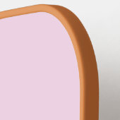 チータプリントスターオンピンクピックボールパドル ピックルボールラケット (左詳細)