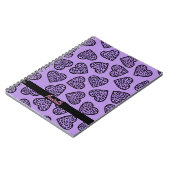 チータプリントハートノートブック ノートブック (左側)