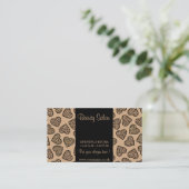 チータプリントハート名刺 名刺 (スタンド正面)