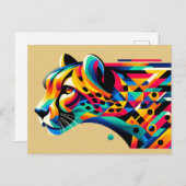 チータポストカード ポストカード (正面/裏面)