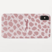 チータラブ – ピンクグリッター Case-Mate iPhoneケース (裏面(横))