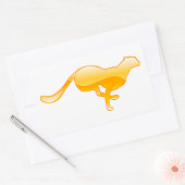 チータランニングー 長方形シール