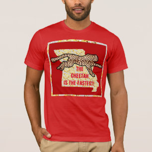 チーターが一番速い! Tシャツ