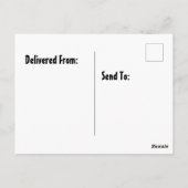 チーターが座って ポストカード (裏面)