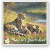 「チーターのためのリバーバンク・ヘイブン」 シール (正面)