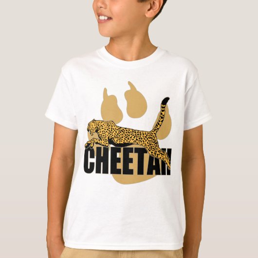 チーターのパワー Tシャツ (正面)