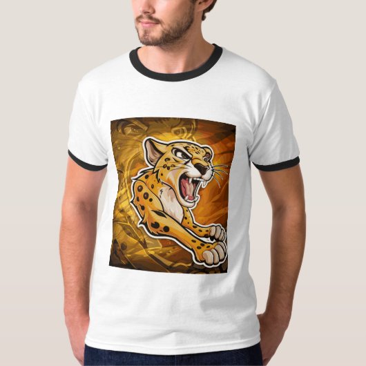 チーターのビーべのみ Tシャツ (正面)