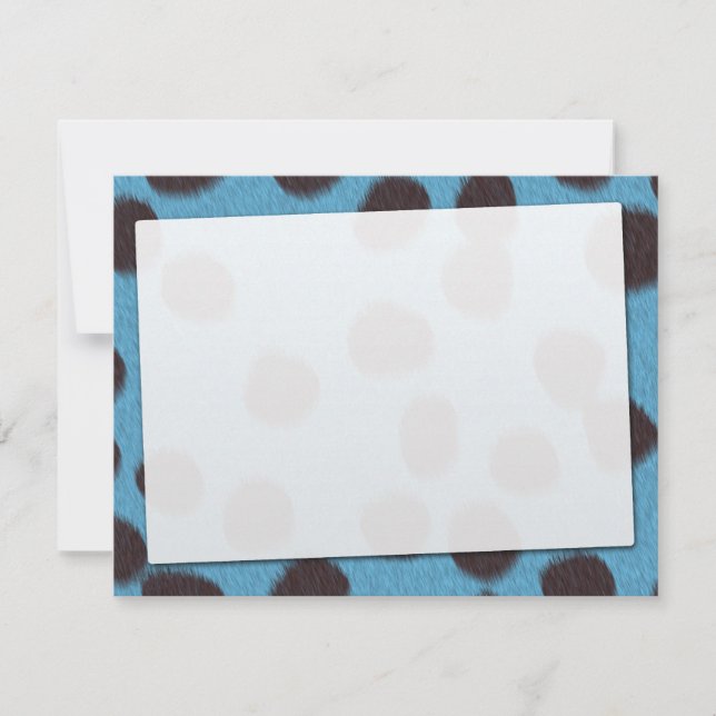 チーターのファーテクスチャプリント (正面)