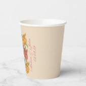チーターのブライズシャワー ジャングルの植物 紙コップ (左)
