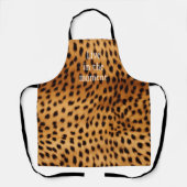 チーターの動物の毛皮 エプロン (正面)