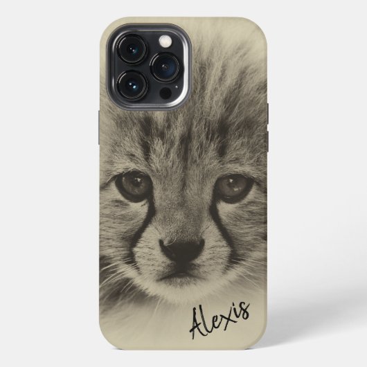チーターの子どものiPhoneケース Case-Mate iPhoneケース (裏面)