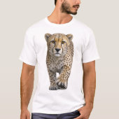 チーターの接近 Tシャツ (正面)