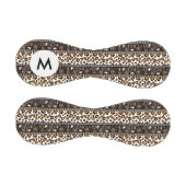 チーターの肌のプリントを持つモノグラム・アフリカ 野球ボール (パネル)