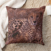 チーターの視線 クッション (ブランケット)