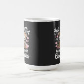 チーターの面白い引用 コーヒーマグカップ (中央)