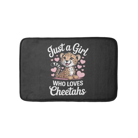 チーターの面白い引用 バスマット (正面)
