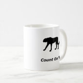 チーターは私を当てにする コーヒーマグカップ (正面右)