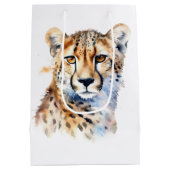 チーターアニマルプリント ミディアムペーパーバッグ (裏面)