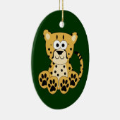 チーターオーナメント セラミックオーナメント (右)