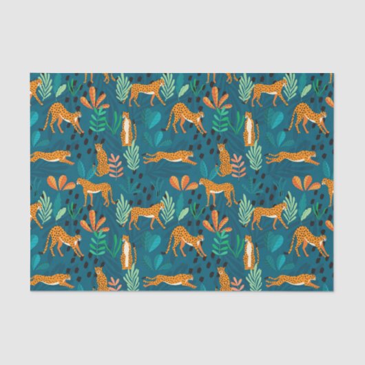 チーターティッシュペーパー 薄葉紙 (正面)