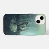 チーターデザインIPHONEおよびサムスン電話ケース iPhoneケース (裏面横)