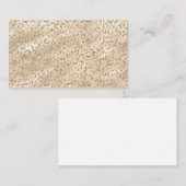 チーターヒョウ皮膚プリント模様動物 名刺 (正面/裏面)