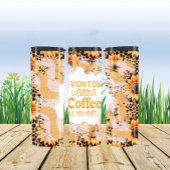 チータープリントとヒマワリ私は死ぬことはない… タンブラー