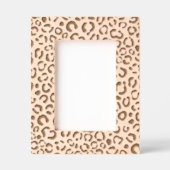 チータープリントトレンディーモダンキュイガーリーー レーザー彫刻フレーム (正面)