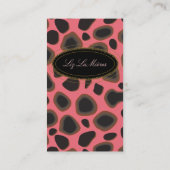 チータープリント名刺 名刺 (裏面)