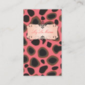 チータープリント名刺 名刺 (裏面)