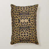 チータープリント模様 アクセントクッション (正面(垂直))