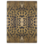 チータープリント模様 クリップボード (裏面)