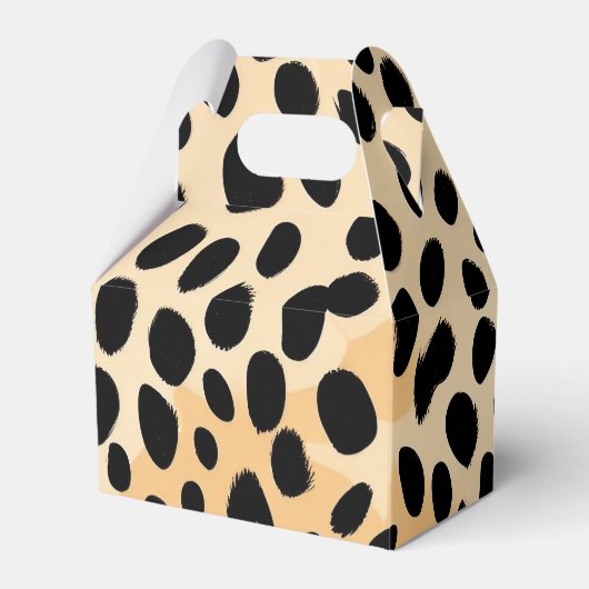 チータープリント模様 フェイバーボックス (正面サイド)