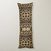 チータープリント模様 ボディピロー (裏面 (縦))
