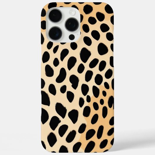 チータープリント模様 Case-Mate iPhoneケース (裏面)