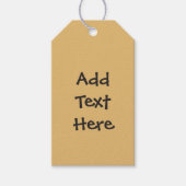 チータープリント ギフトタグ (正面)