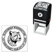 チーターヘッド#1名前差出人住所 セルフインキングスタンプ (インサイチュ)