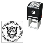 チーターヘッド#2名前差出人住所 セルフインキングスタンプ (インサイチュ)