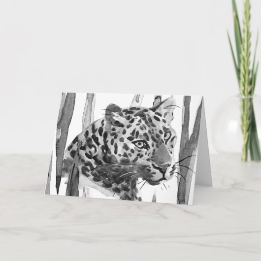チーターポートレート カード (正面)
