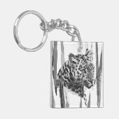 チーターポートレート キーホルダー (正面左)