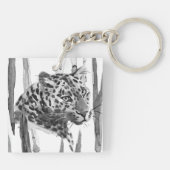 チーターポートレート キーホルダー (裏面)