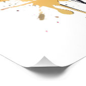 チーターポートレート ポスター (コーナー)