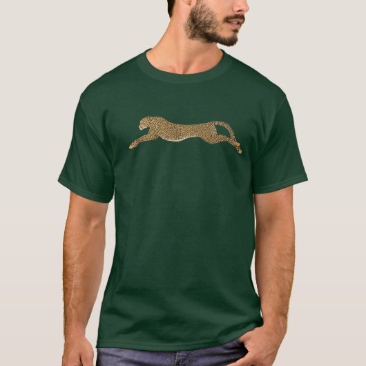 チーターメンズTシャツ Tシャツ (正面)