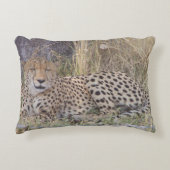 チーター写真枕 アクセントクッション (正面)