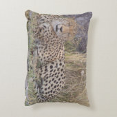 チーター写真枕 アクセントクッション (裏面(縦))
