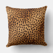 チーター動物の毛皮 クッション (裏面)