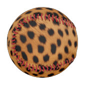 チーター動物の毛皮 野球ボール (正面左)